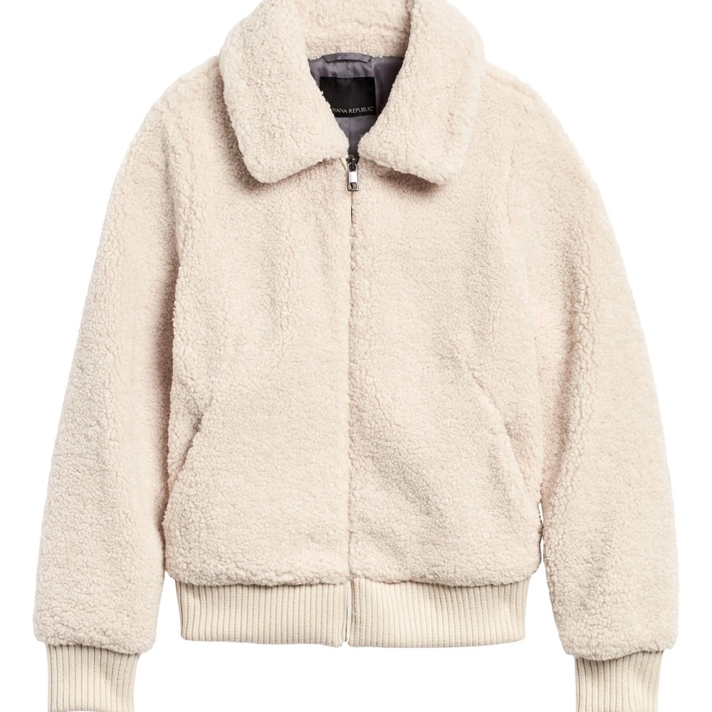 Banana republic Sherpa bomber jacket